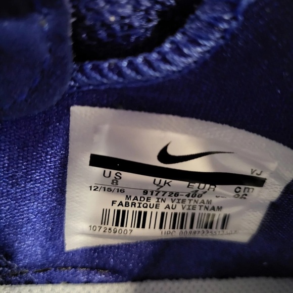 Nike Hyperdunk Blue 917726-400 Flyknit Athletic Basketball Shoes Mens SIze 8 main image 9